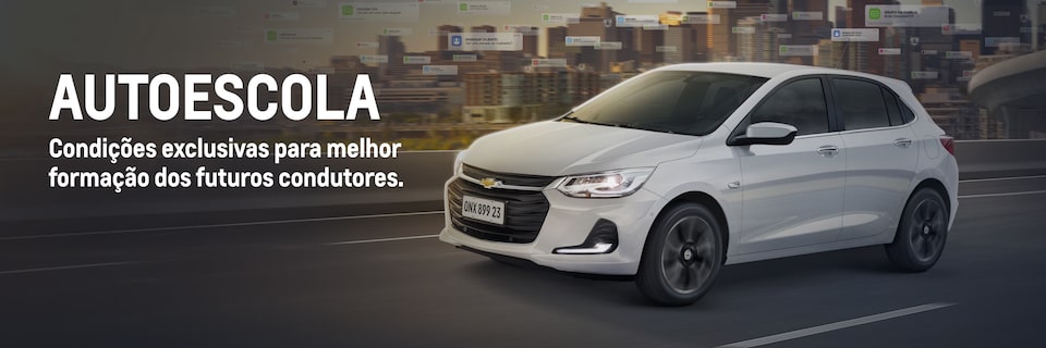 Comprar carros para autoescolas com descontos na Chevrolet